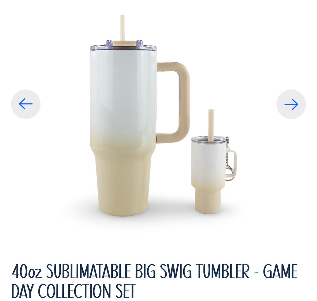 Game day. 40oz handle with match 4oz shot glass.